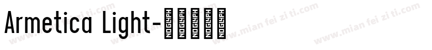 Armetica Light字体转换